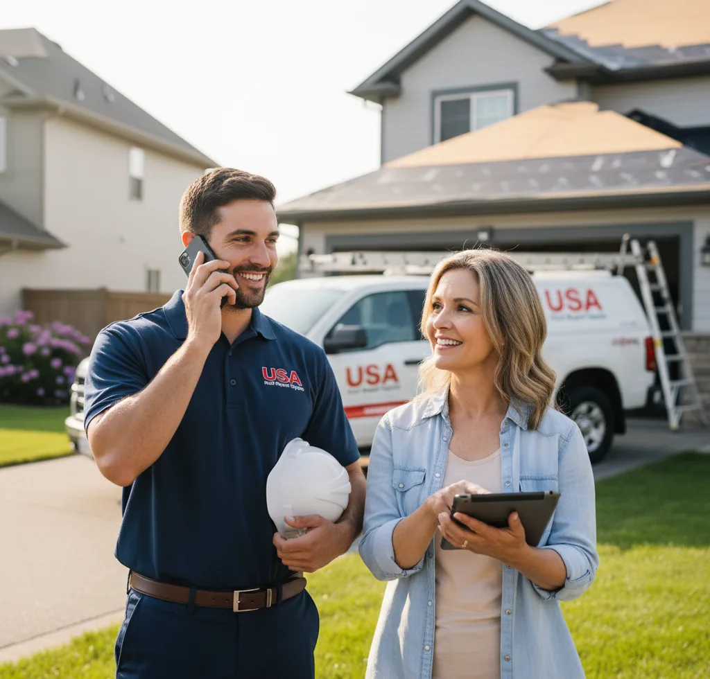 USA Roof Repair Experts customer support in Pomeroy